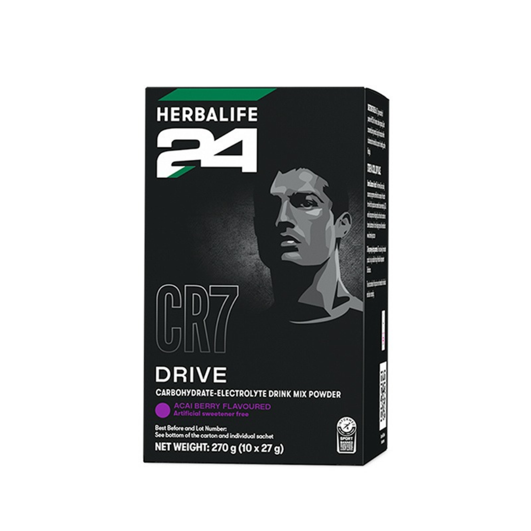 Herbalife24 CR7 Drive Acai Berry sachets, 10 x 27 g box